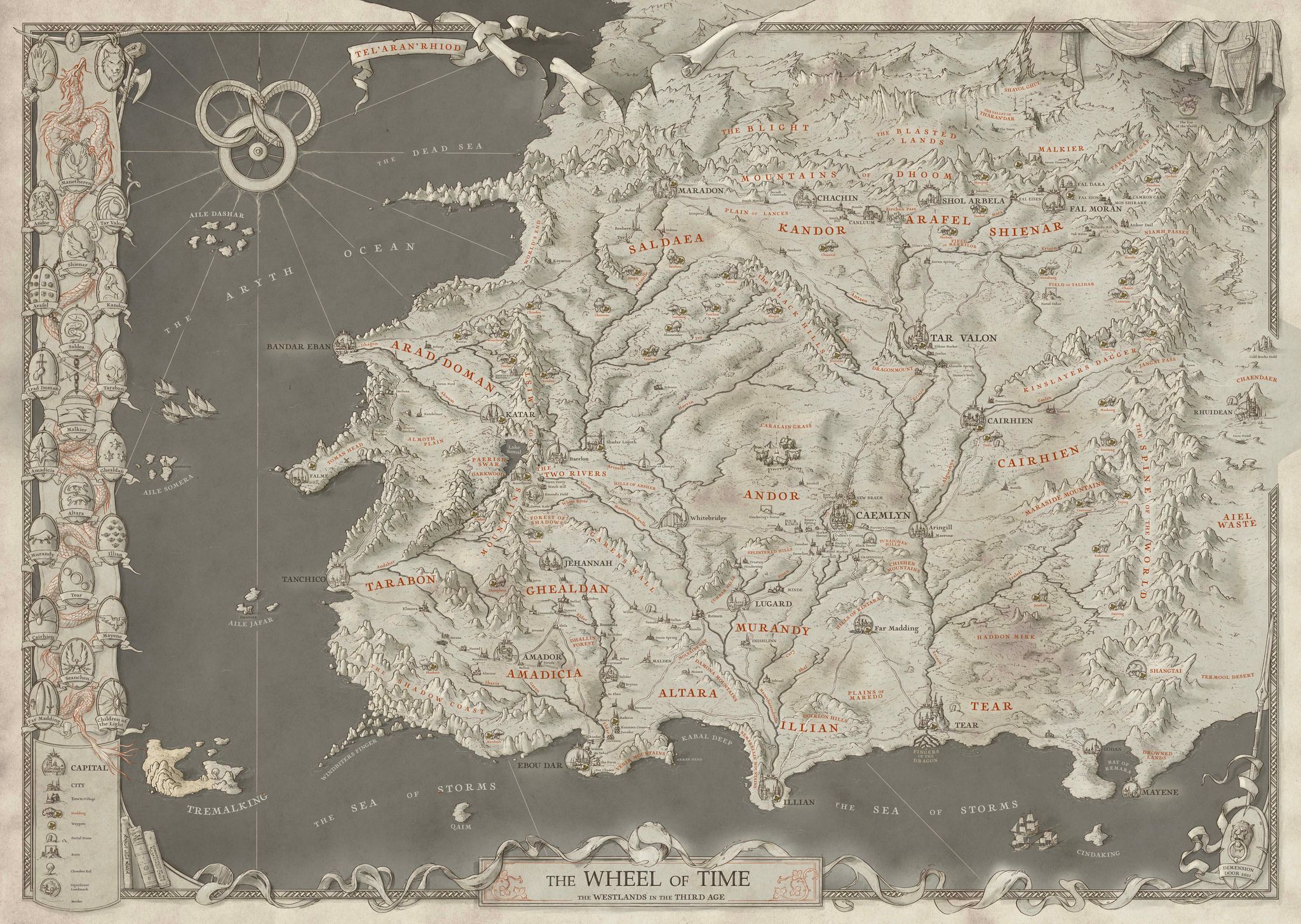 Wheel of Time World Map